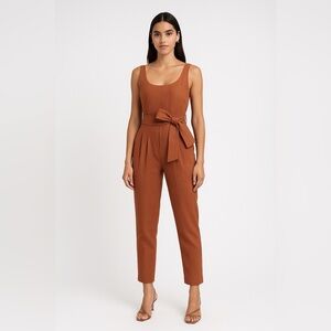 🧡 A.L.C. Neve Linen Jumpsuit – Deep Amber – Size S🧡